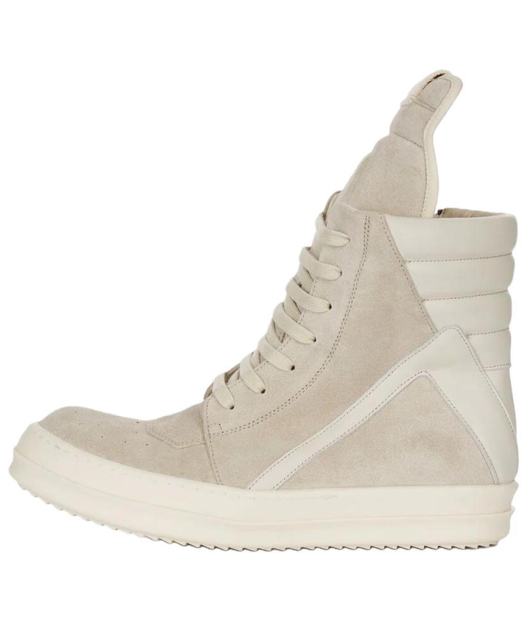 RICK OWENS Бежевые кроссовки, фото 2