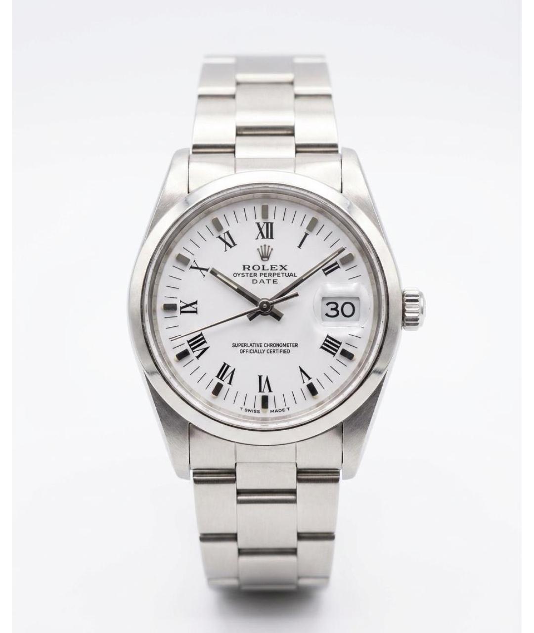 ROLEX Серые стальные часы, фото 5