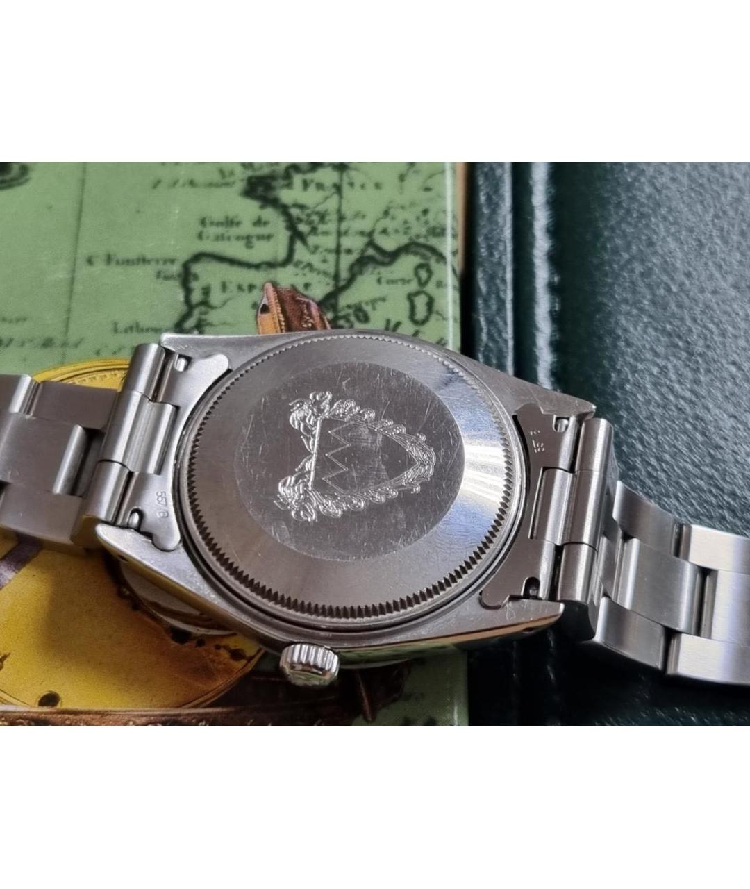 ROLEX Серые стальные часы, фото 2
