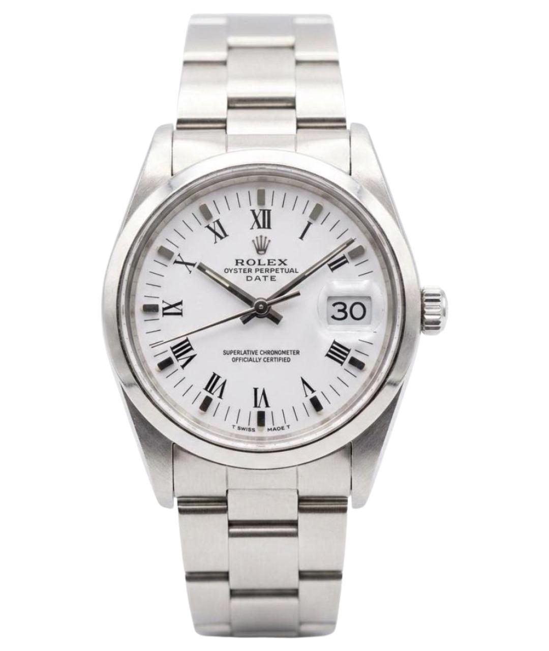 ROLEX Серые стальные часы, фото 1