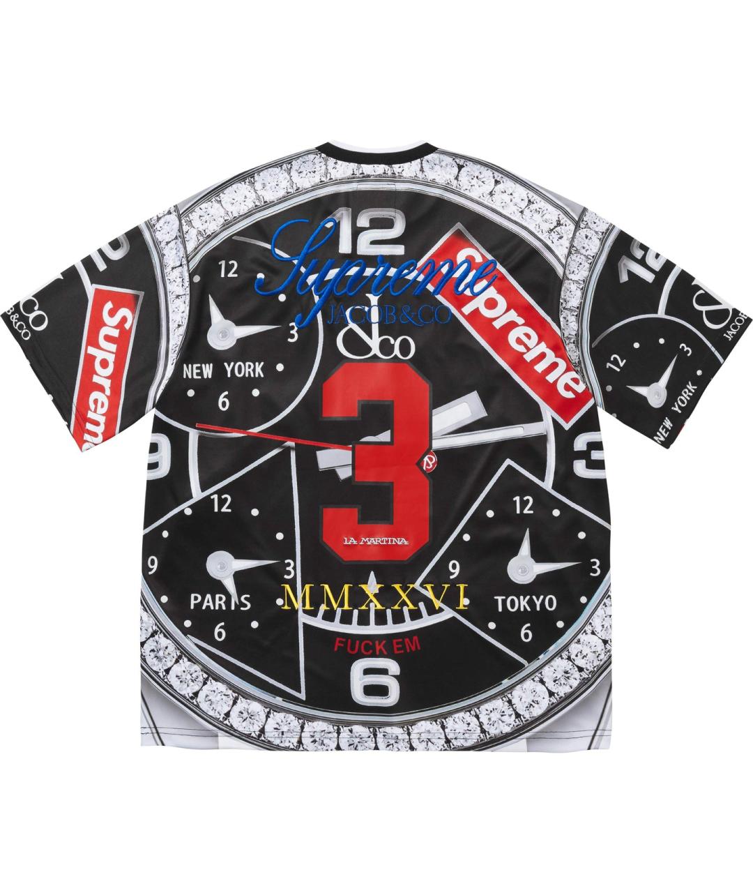 SUPREME Черная футболка, фото 2