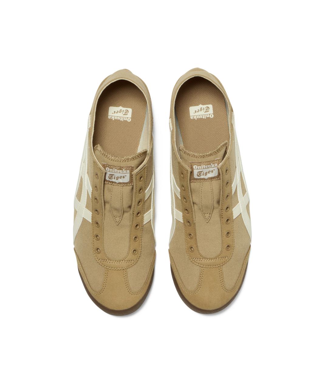 ONITSUKA TIGER Бежевые текстильные кеды, фото 5