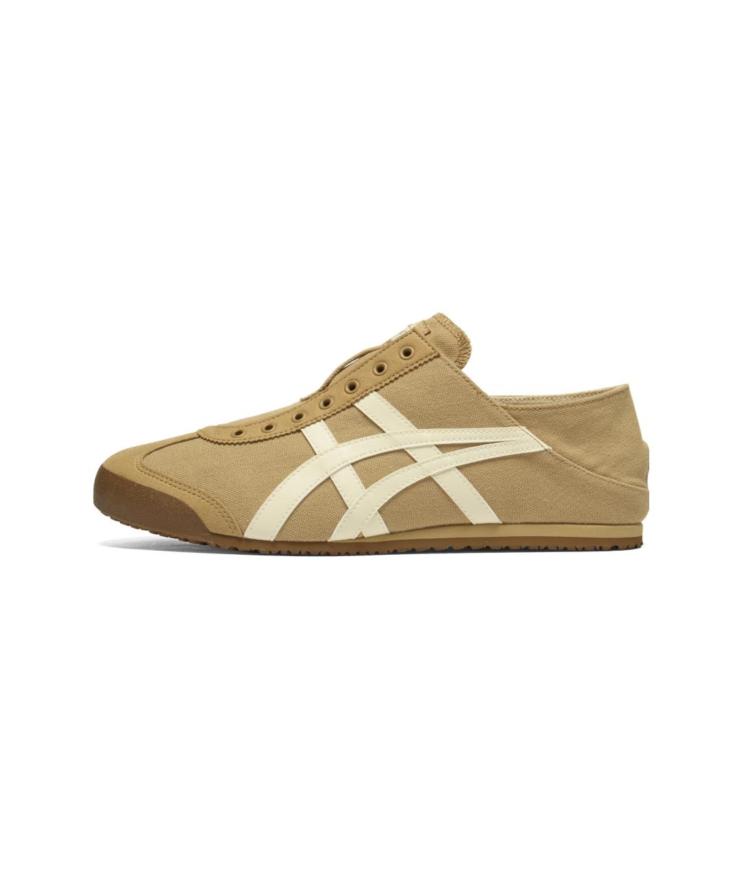 ONITSUKA TIGER Бежевые текстильные кеды, фото 8
