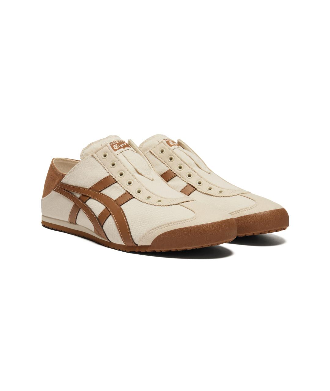 ONITSUKA TIGER Бежевые кожаные кроссовки, фото 3
