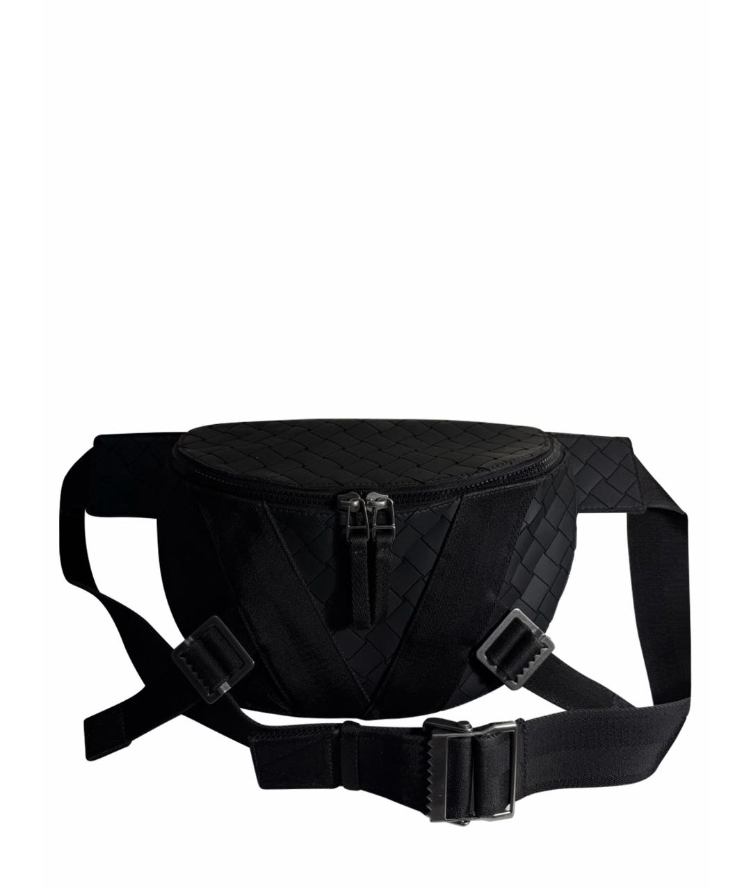 BOTTEGA VENETA Черная поясная сумка, фото 1