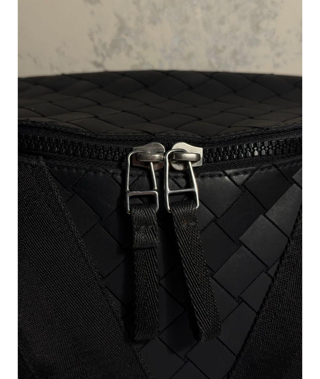 BOTTEGA VENETA Черная поясная сумка, фото 5