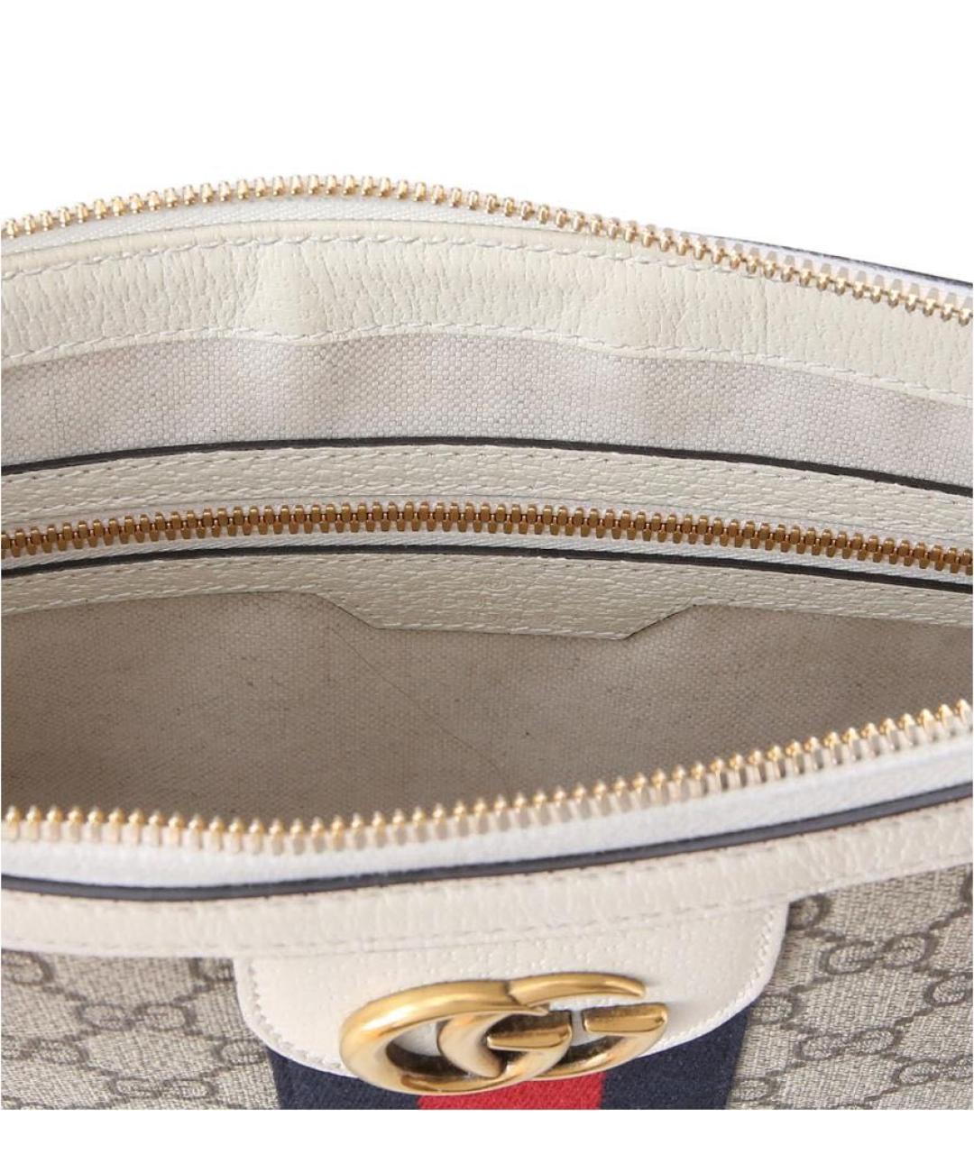 GUCCI Бежевая кожаная папка для документов, фото 4