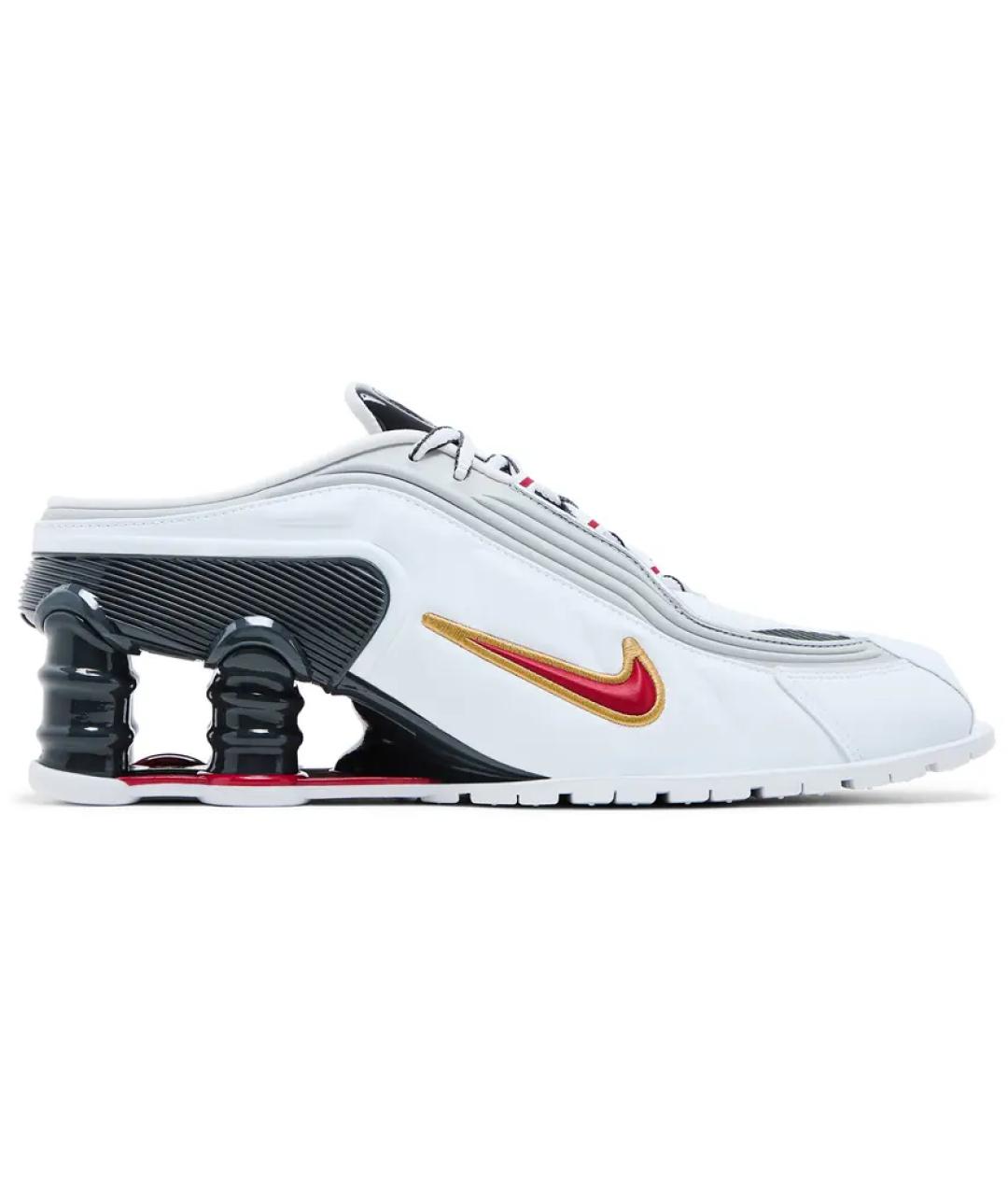 NIKE Белые кожаные кроссовки, фото 7