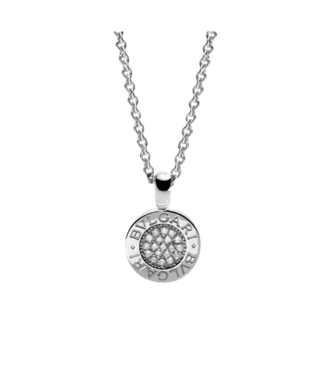 BVLGARI Серебряное колье из белого золота, фото 7