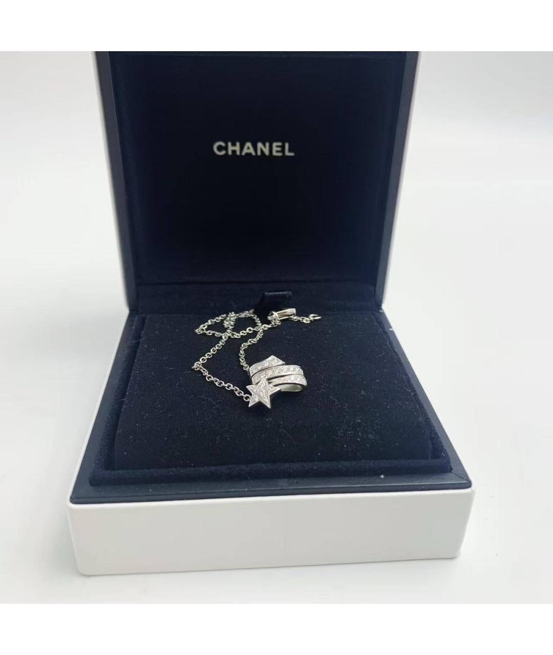 CHANEL Серебряная подвеска из белого золота, фото 4