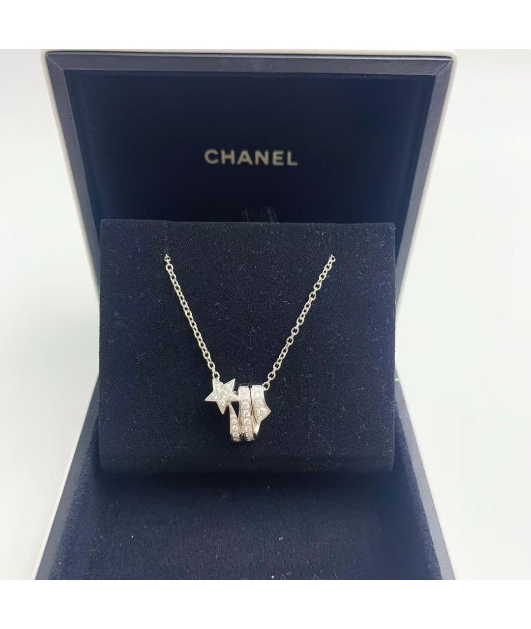 CHANEL Серебряная подвеска из белого золота, фото 2