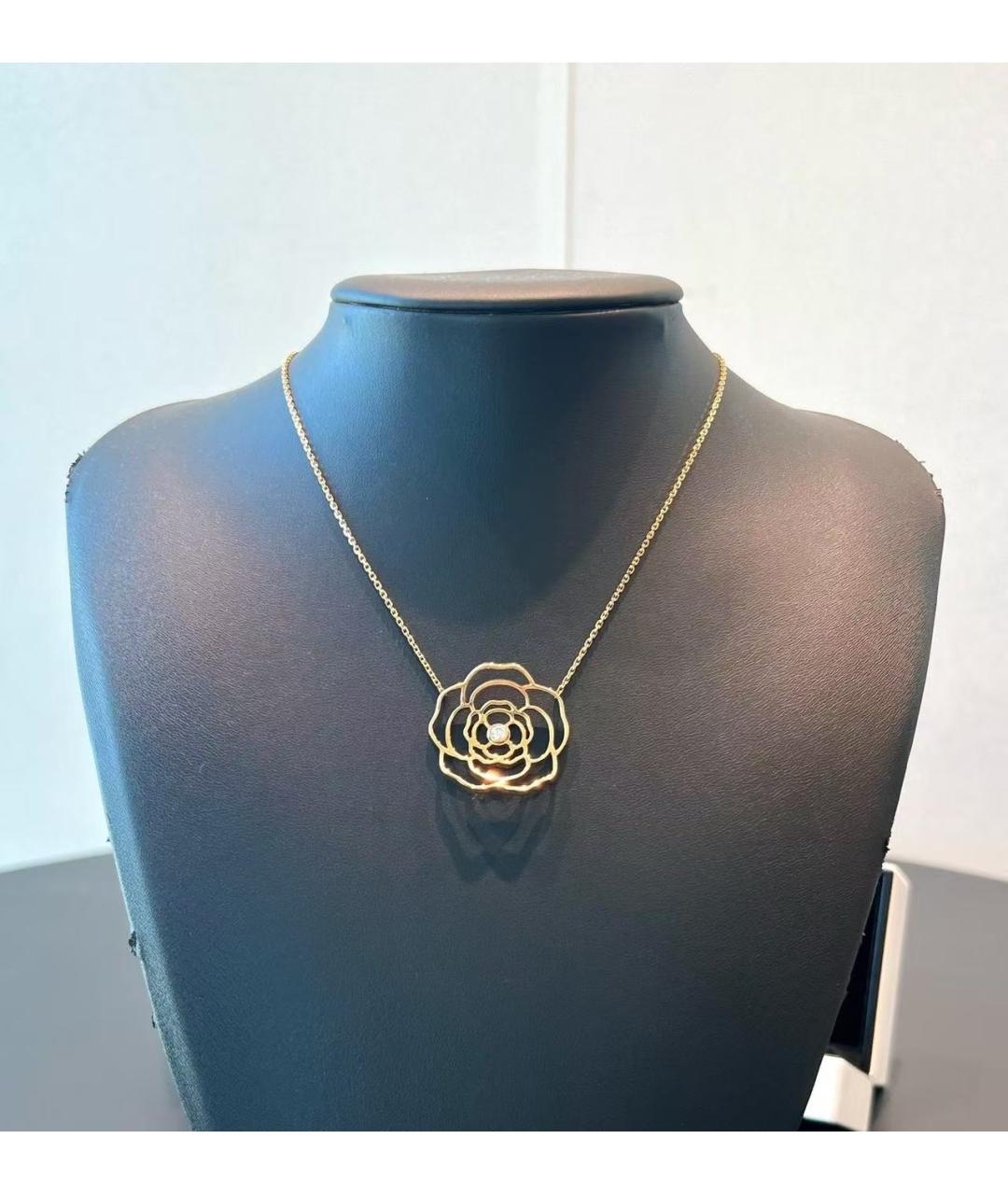 CHANEL Золотое колье из желтого золота, фото 3