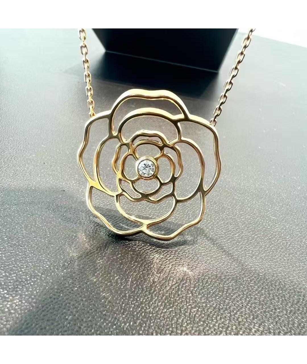 CHANEL Золотое колье из желтого золота, фото 2