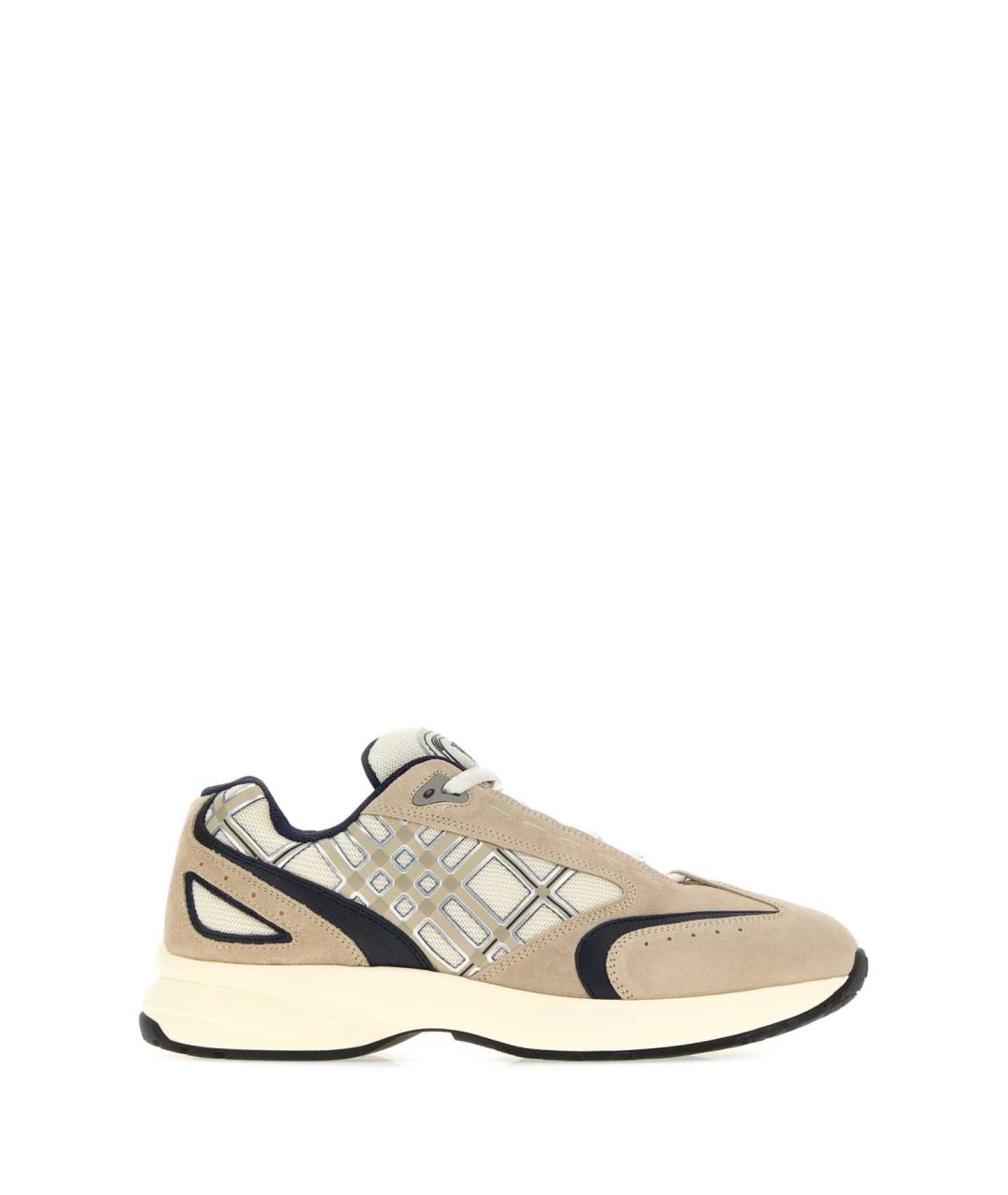 BURBERRY Мульти замшевые низкие кроссовки / кеды, фото 3
