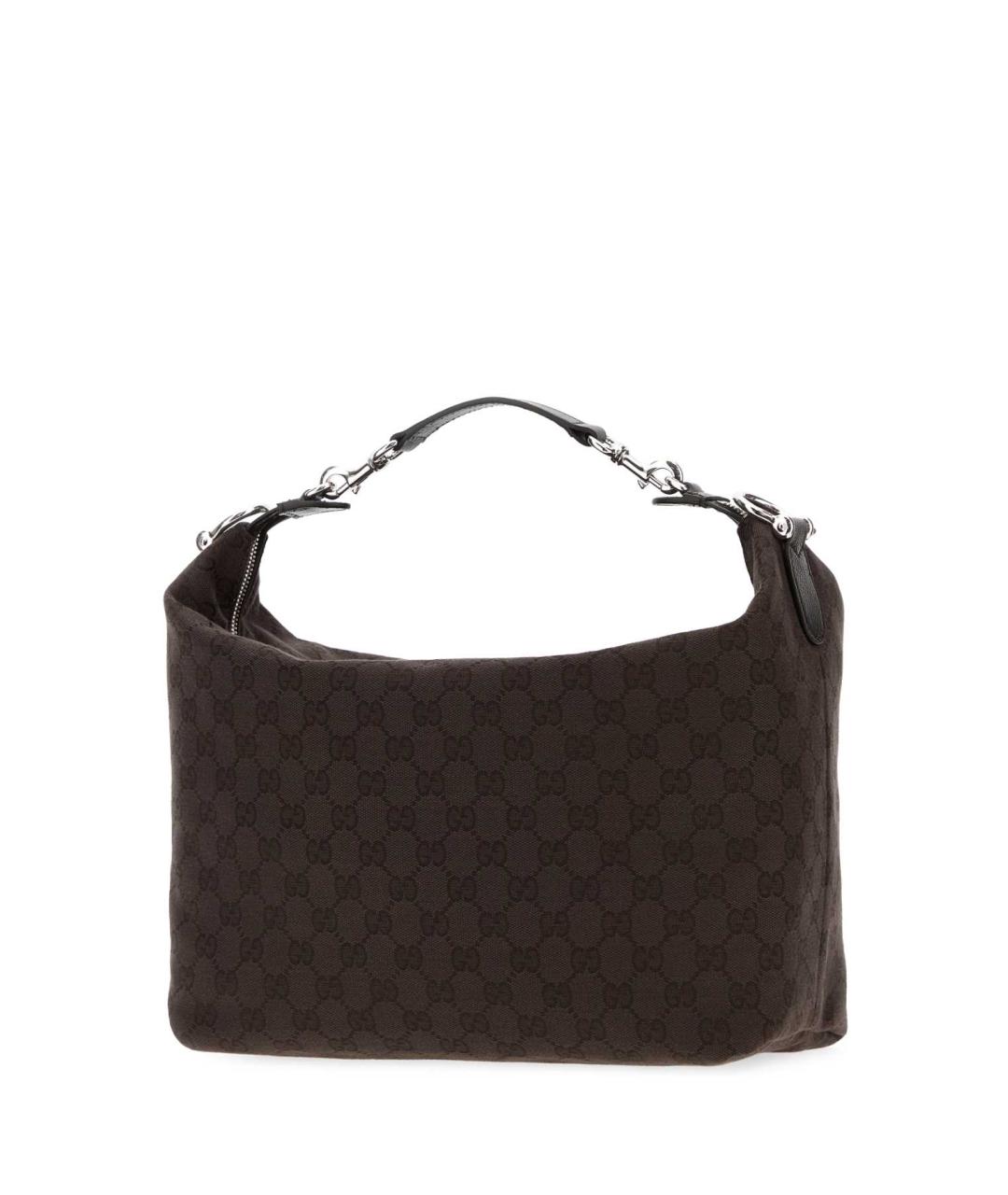 GUCCI Коричневая тканевая сумка на плечо, фото 2