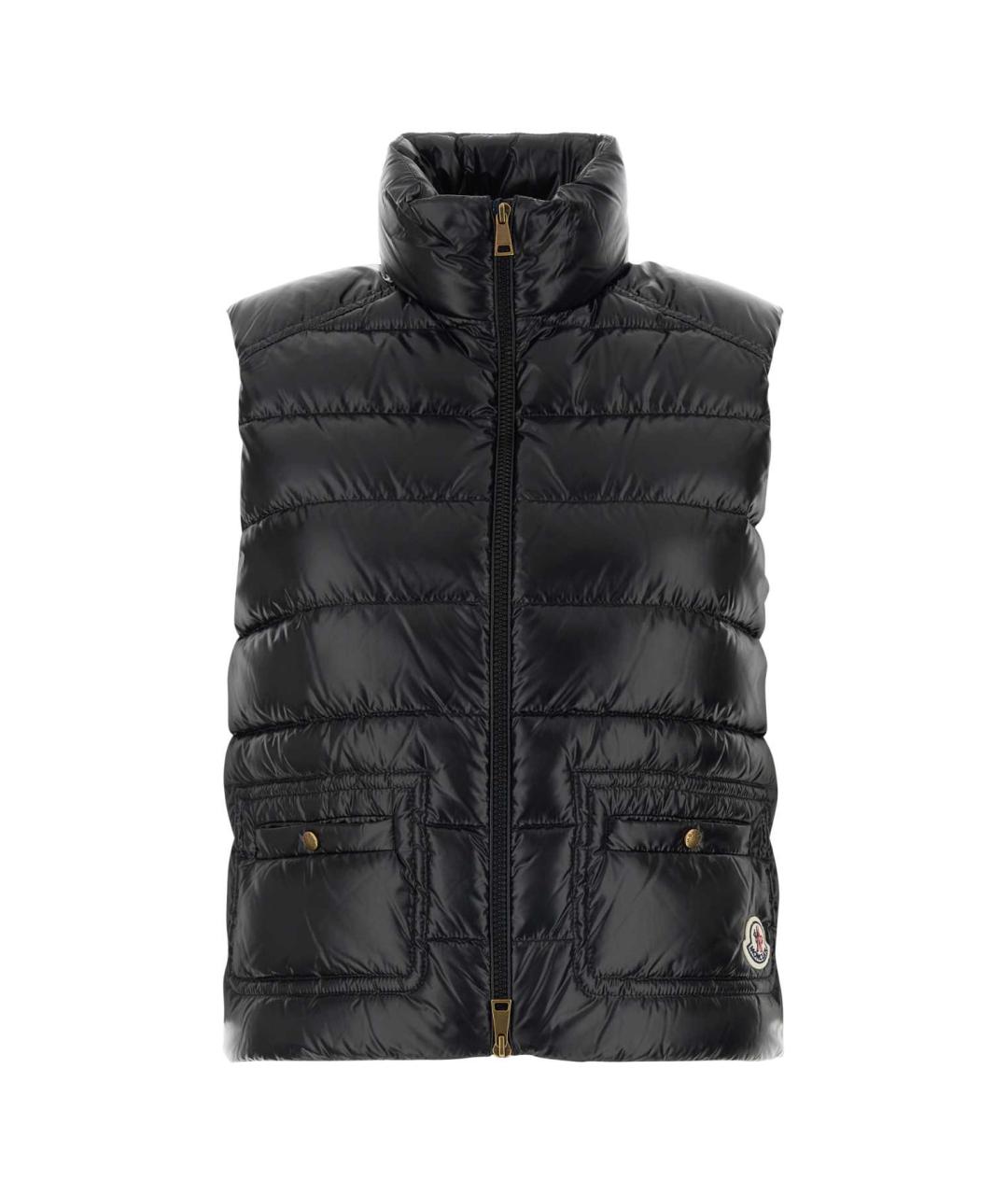 MONCLER Черный жилет, фото 1