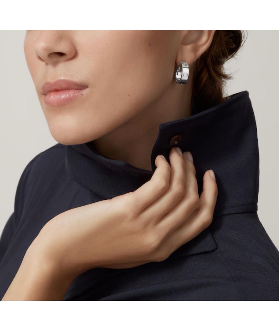 CARTIER Серебряные серьги из белого золота, фото 6