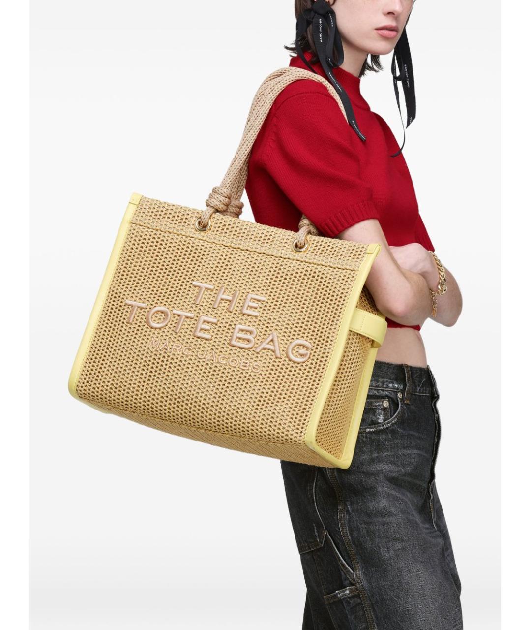 MARC JACOBS Бежевая сумка тоут, фото 5