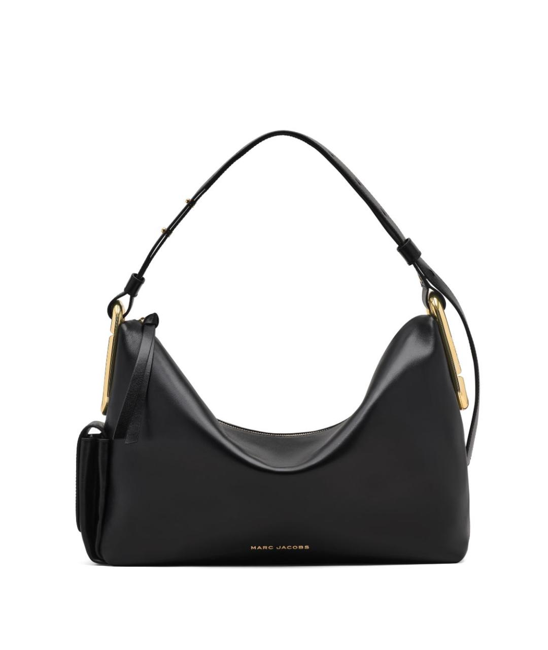 MARC JACOBS Черная кожаная сумка через плечо, фото 1