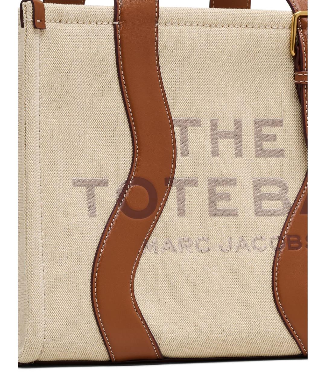 MARC JACOBS Бежевая хлопковая сумка тоут, фото 2