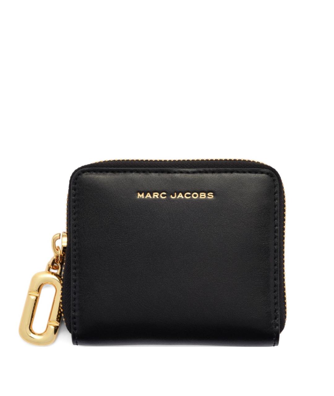 MARC JACOBS Черный кожаный кошелек, фото 1