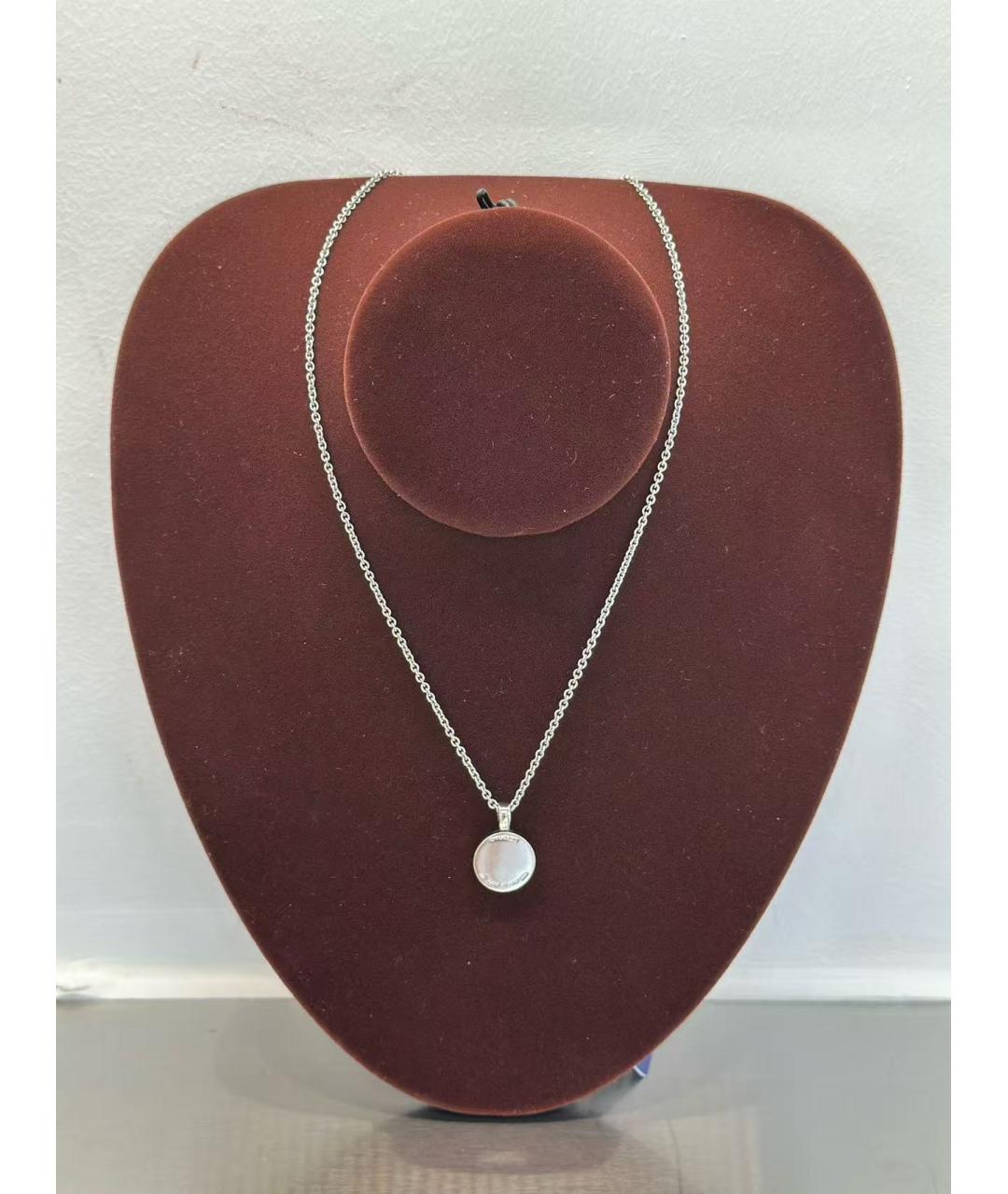 BVLGARI Серебряное колье из белого золота, фото 2
