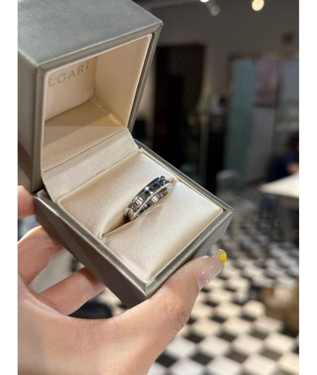 BVLGARI Серебряное кольцо из белого золота, фото 3