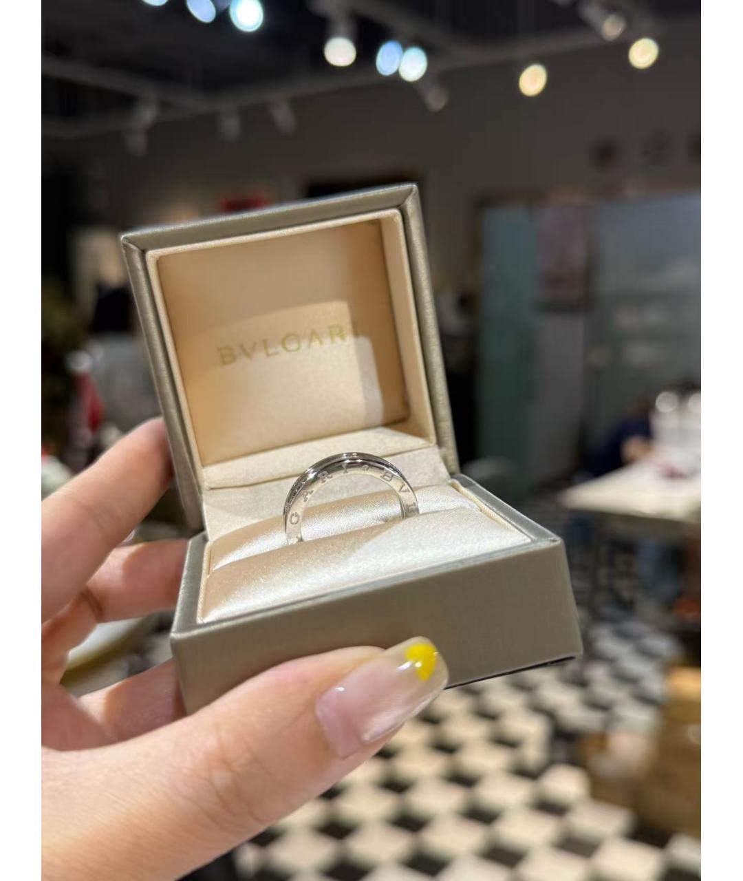 BVLGARI Серебряное кольцо из белого золота, фото 5