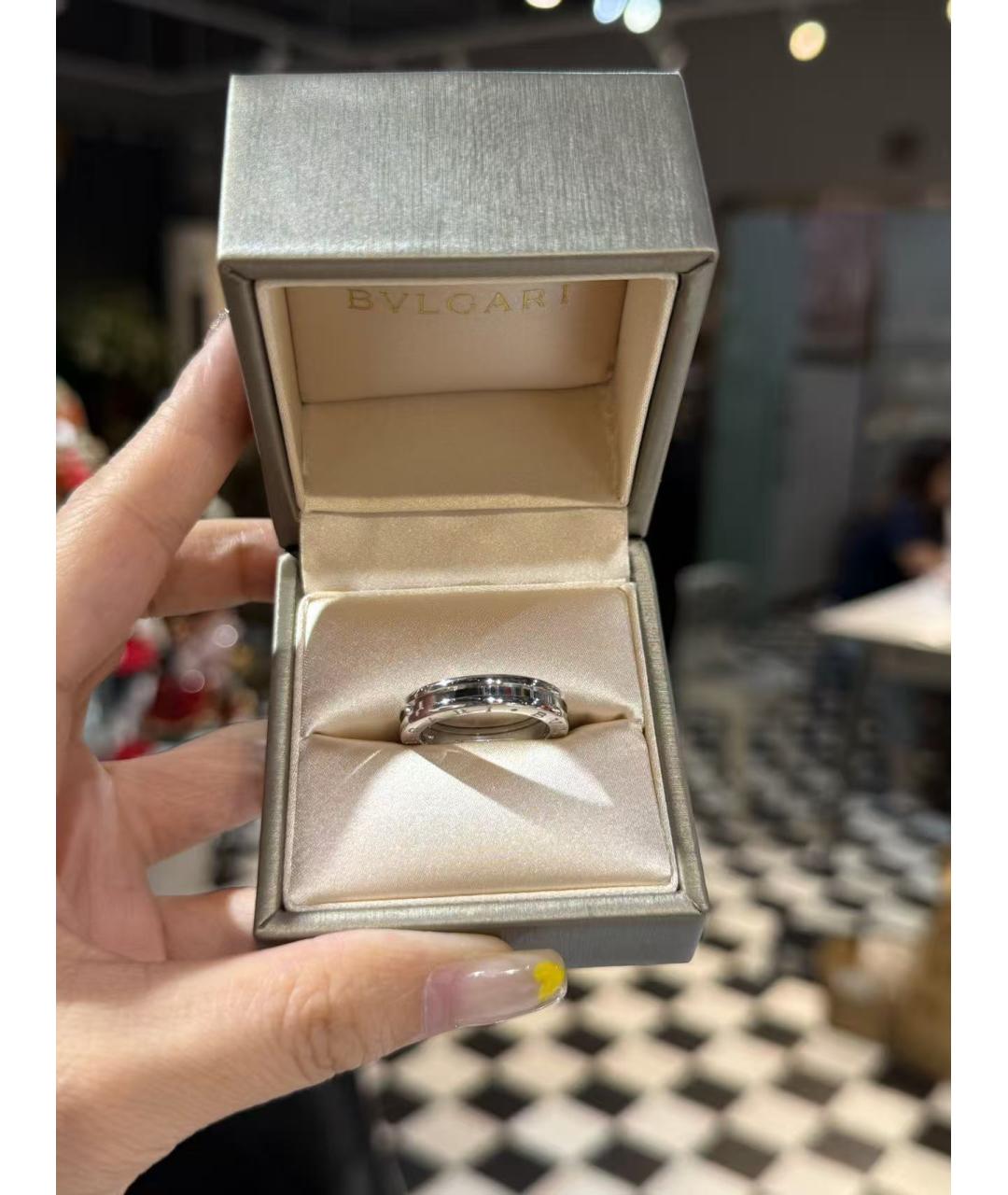 BVLGARI Серебряное кольцо из белого золота, фото 2