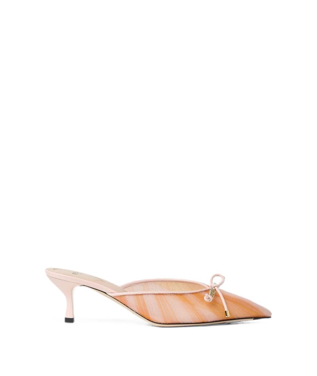 FENDI Мульти синтетические мюли, фото 1