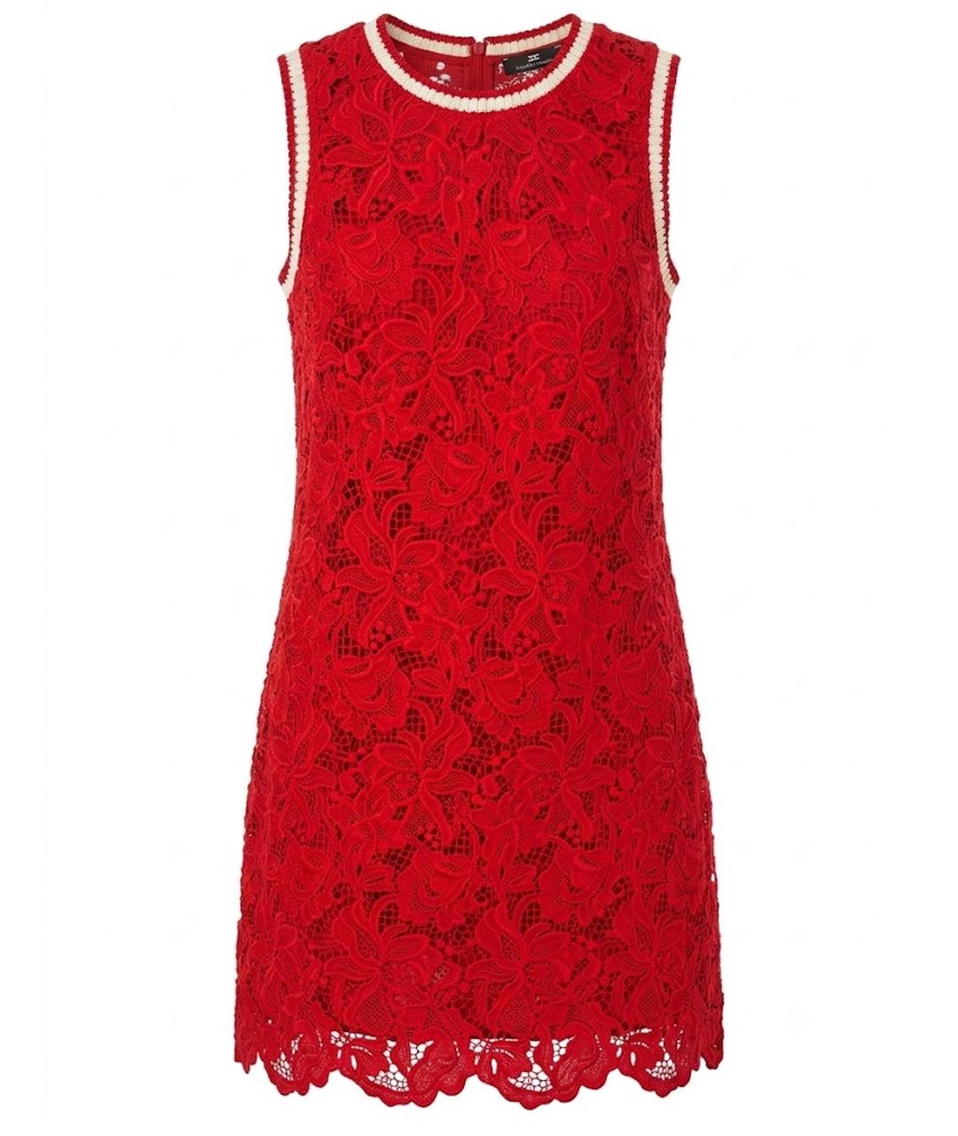 ERMANNO SCERVINO Красное полиэстеровое повседневное платье, фото 1