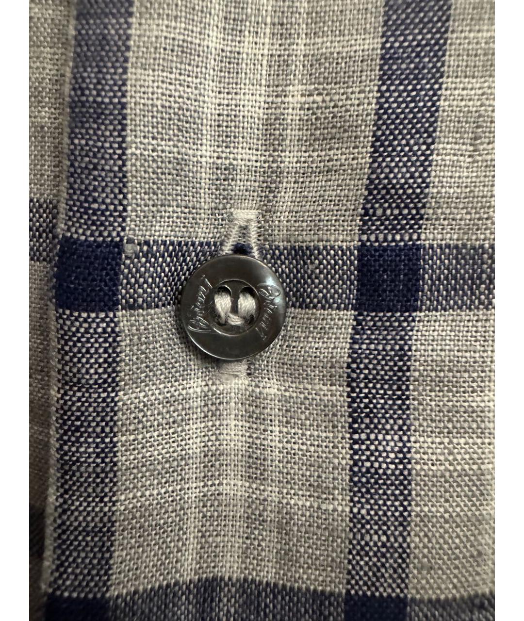 BRIONI Мульти льняная кэжуал рубашка, фото 4