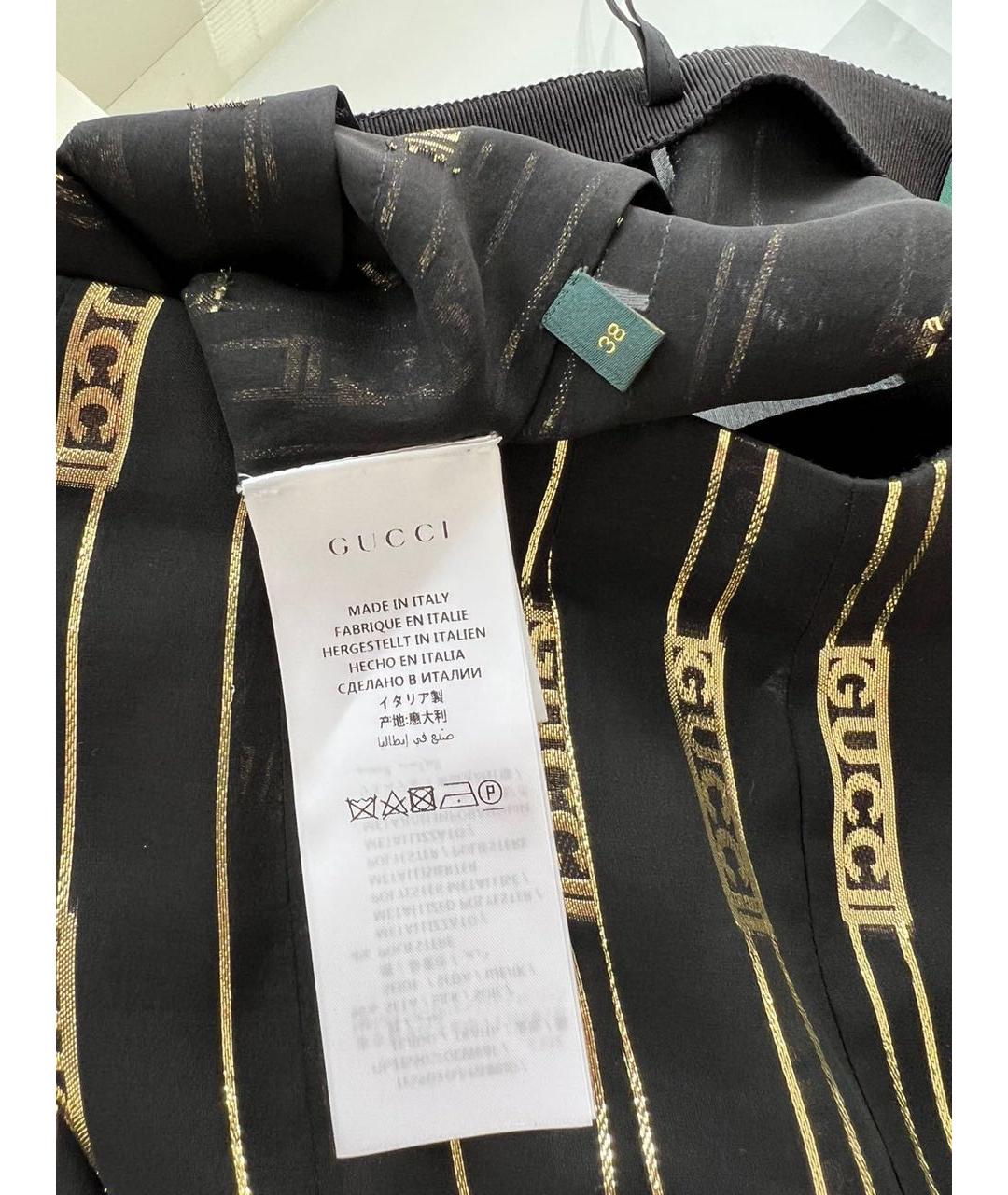 GUCCI Черная юбка макси, фото 8
