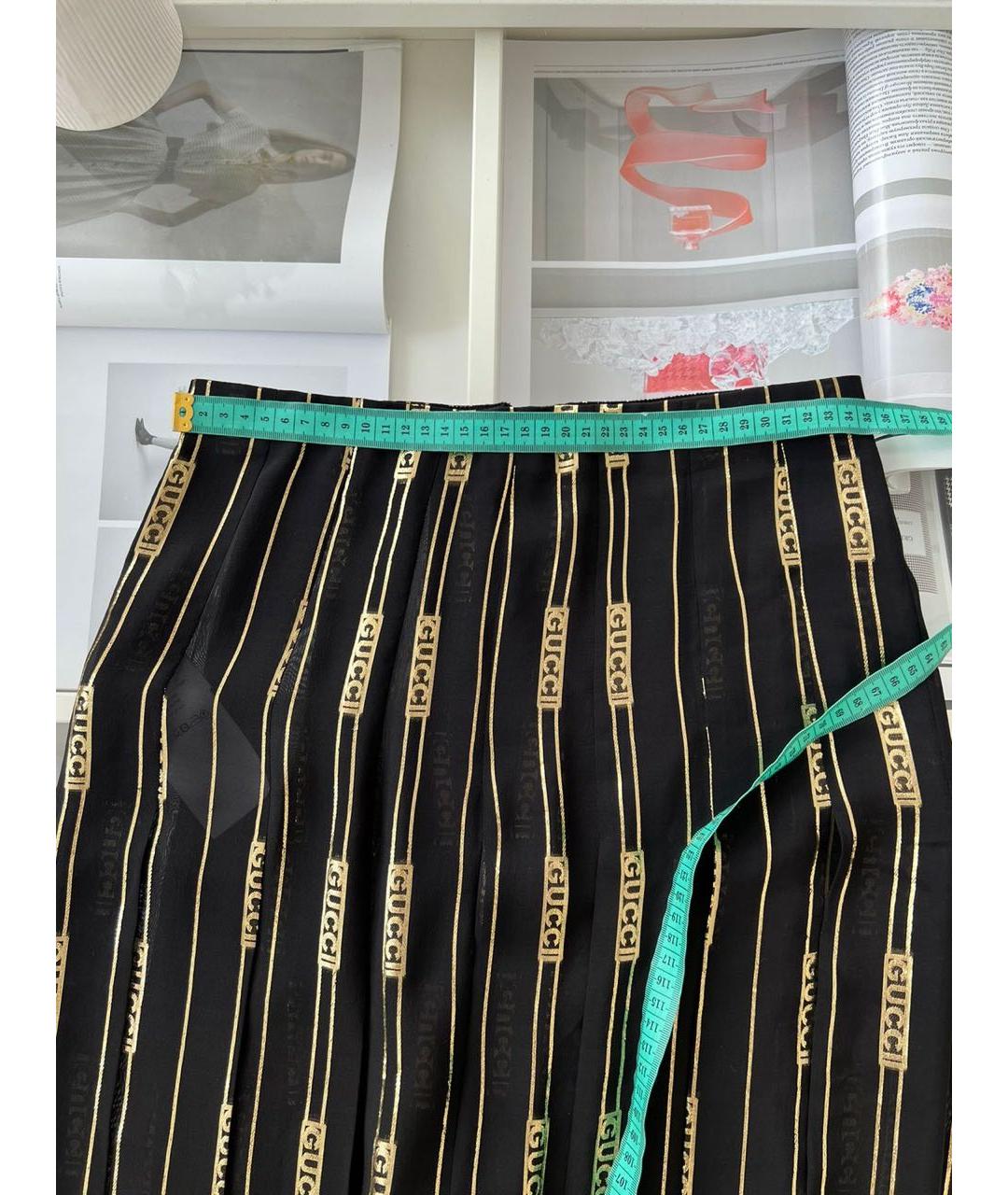 GUCCI Черная юбка макси, фото 5