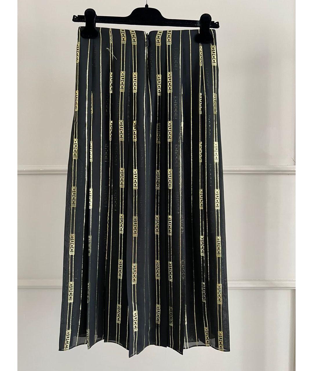 GUCCI Черная юбка макси, фото 3