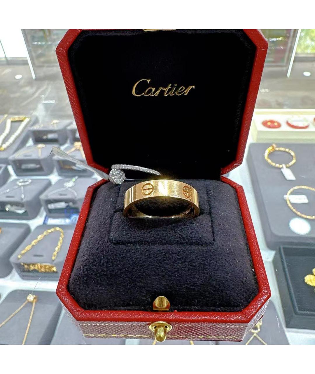 CARTIER Золотое кольцо из розового золота, фото 4