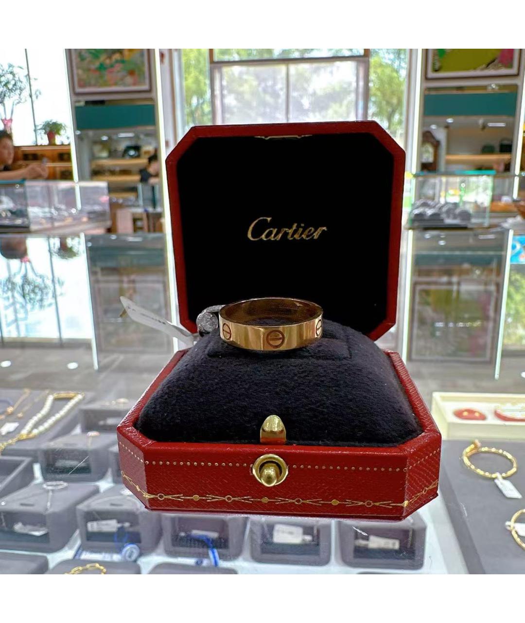 CARTIER Золотое кольцо из розового золота, фото 2