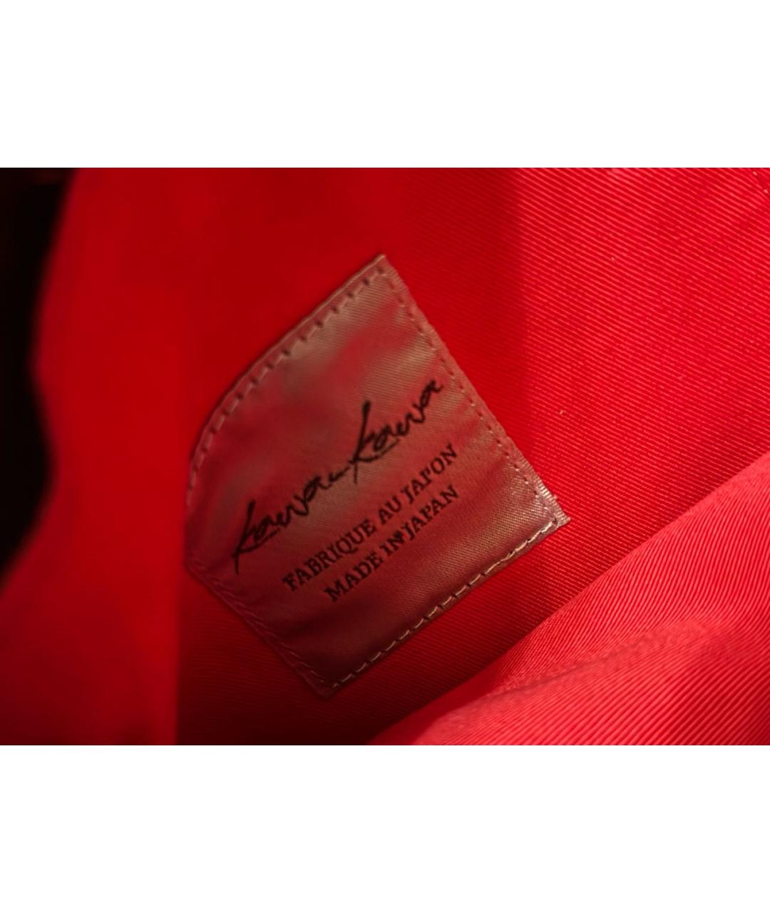 YOHJI YAMAMOTO Черный кожаный рюкзак, фото 3