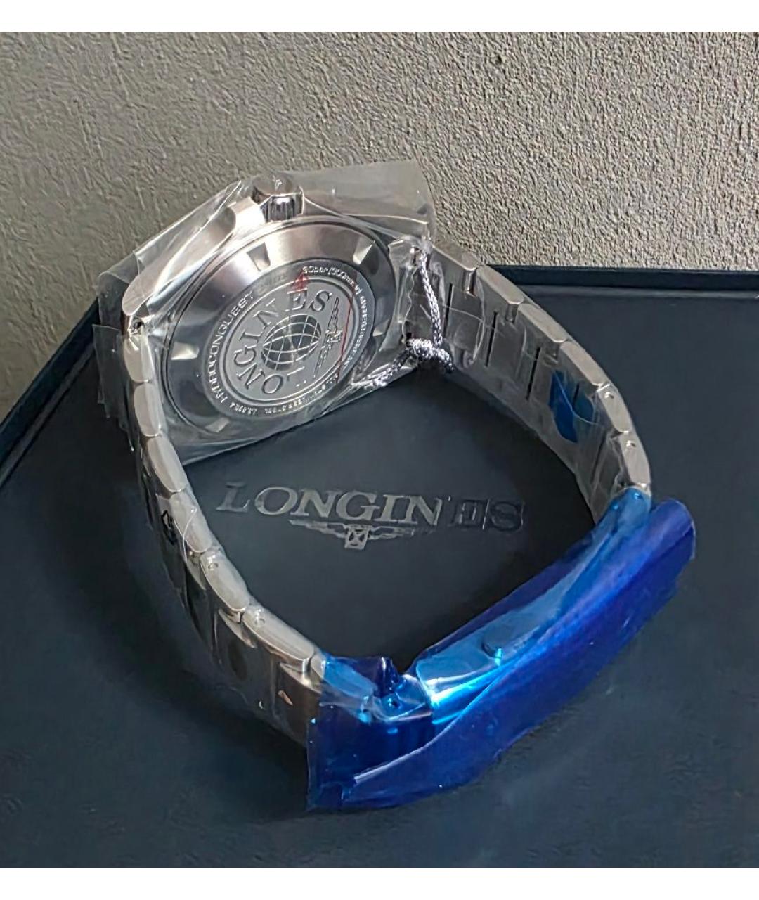 LONGINES Серебряные стальные часы, фото 3