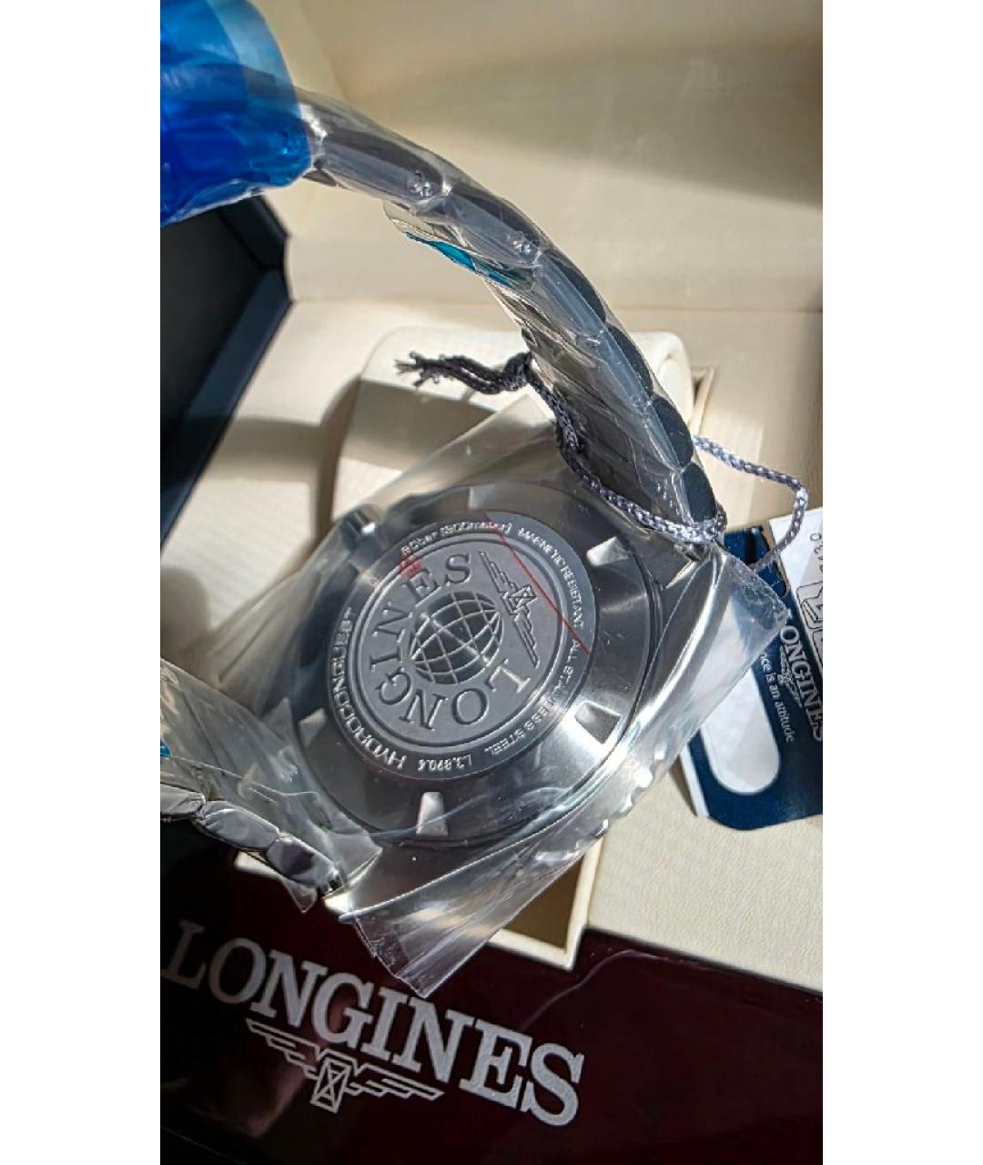 LONGINES Серебряные стальные часы, фото 2