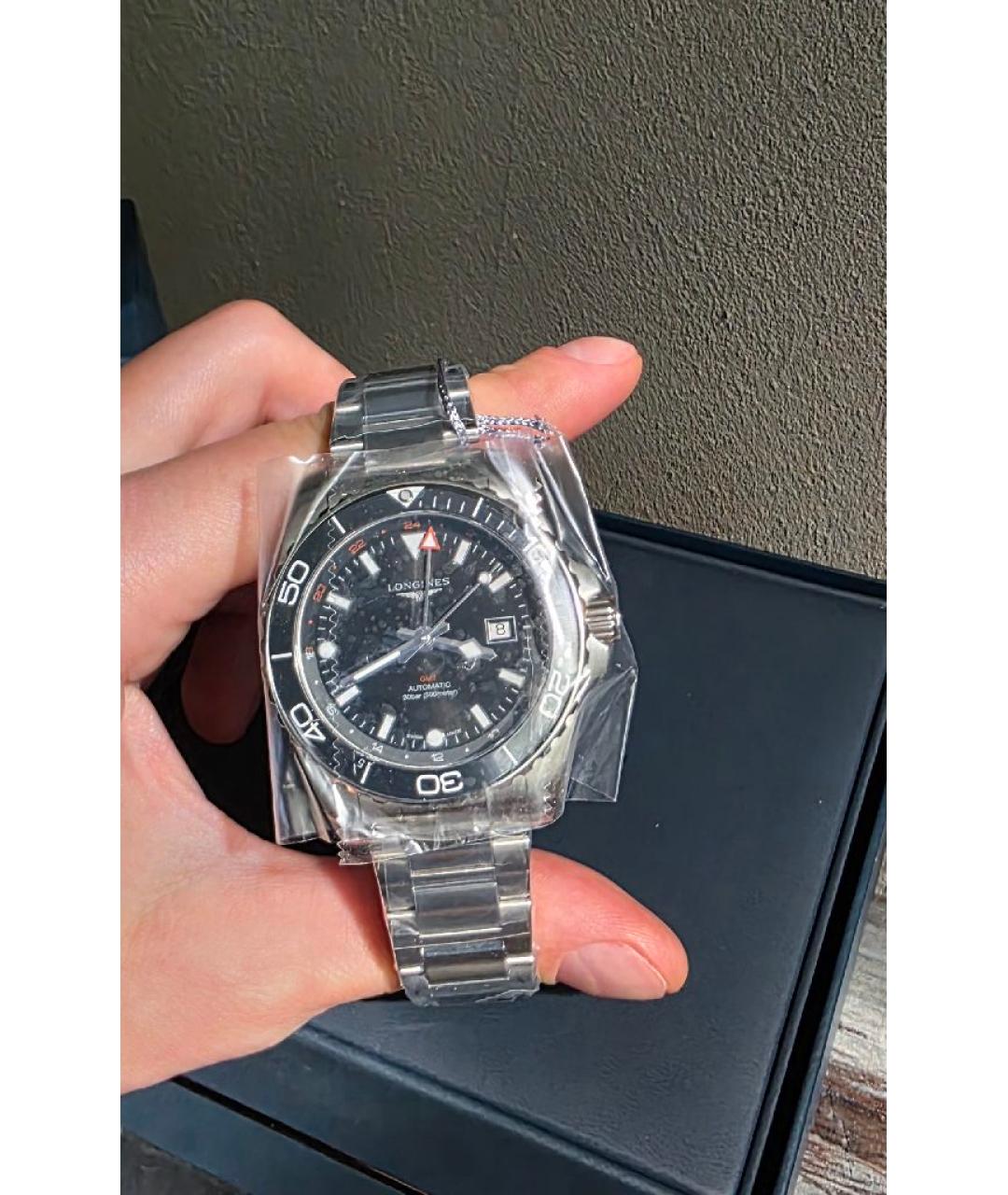 LONGINES Серебряные стальные часы, фото 5