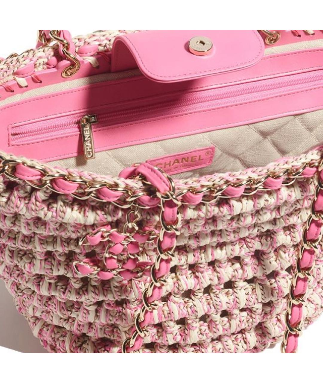 CHANEL Розовая сумка через плечо, фото 3