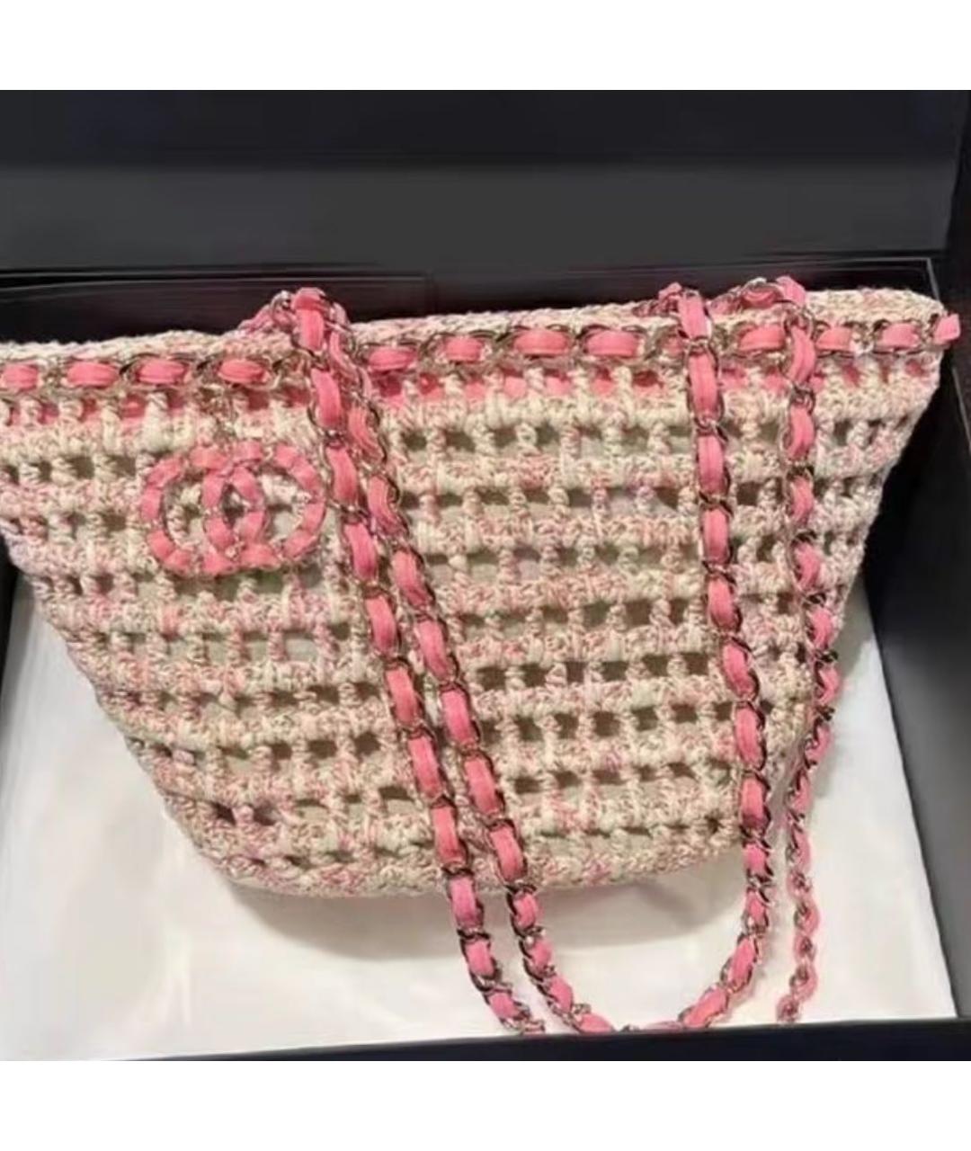 CHANEL Розовая сумка через плечо, фото 5