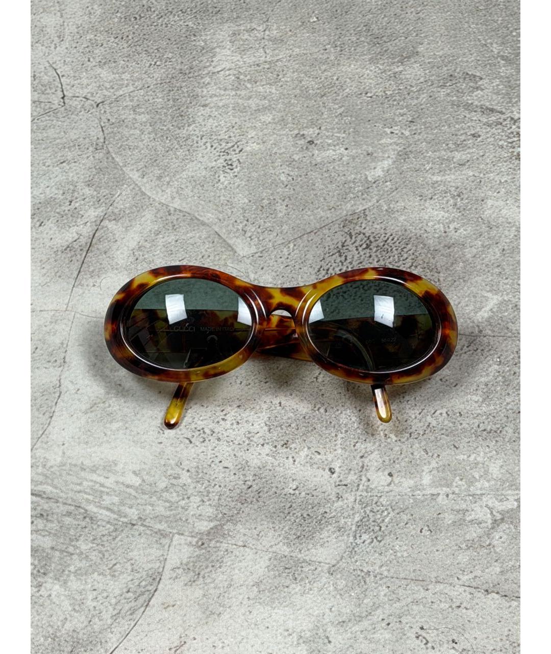 GUCCI Мульти пластиковые солнцезащитные очки, фото 6