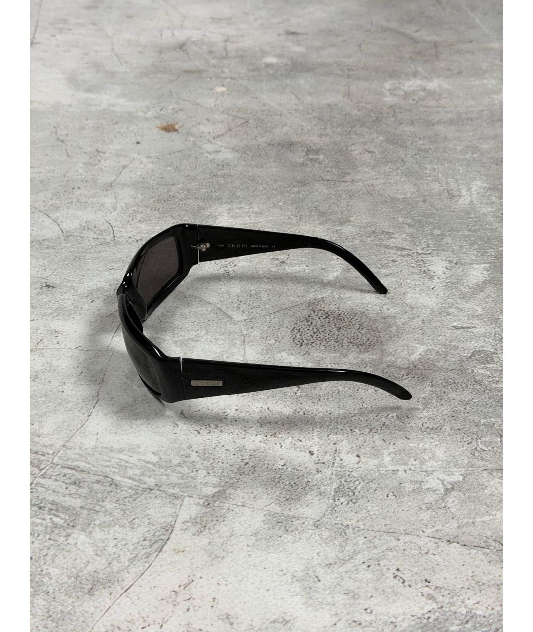 GUCCI Черные пластиковые солнцезащитные очки, фото 3