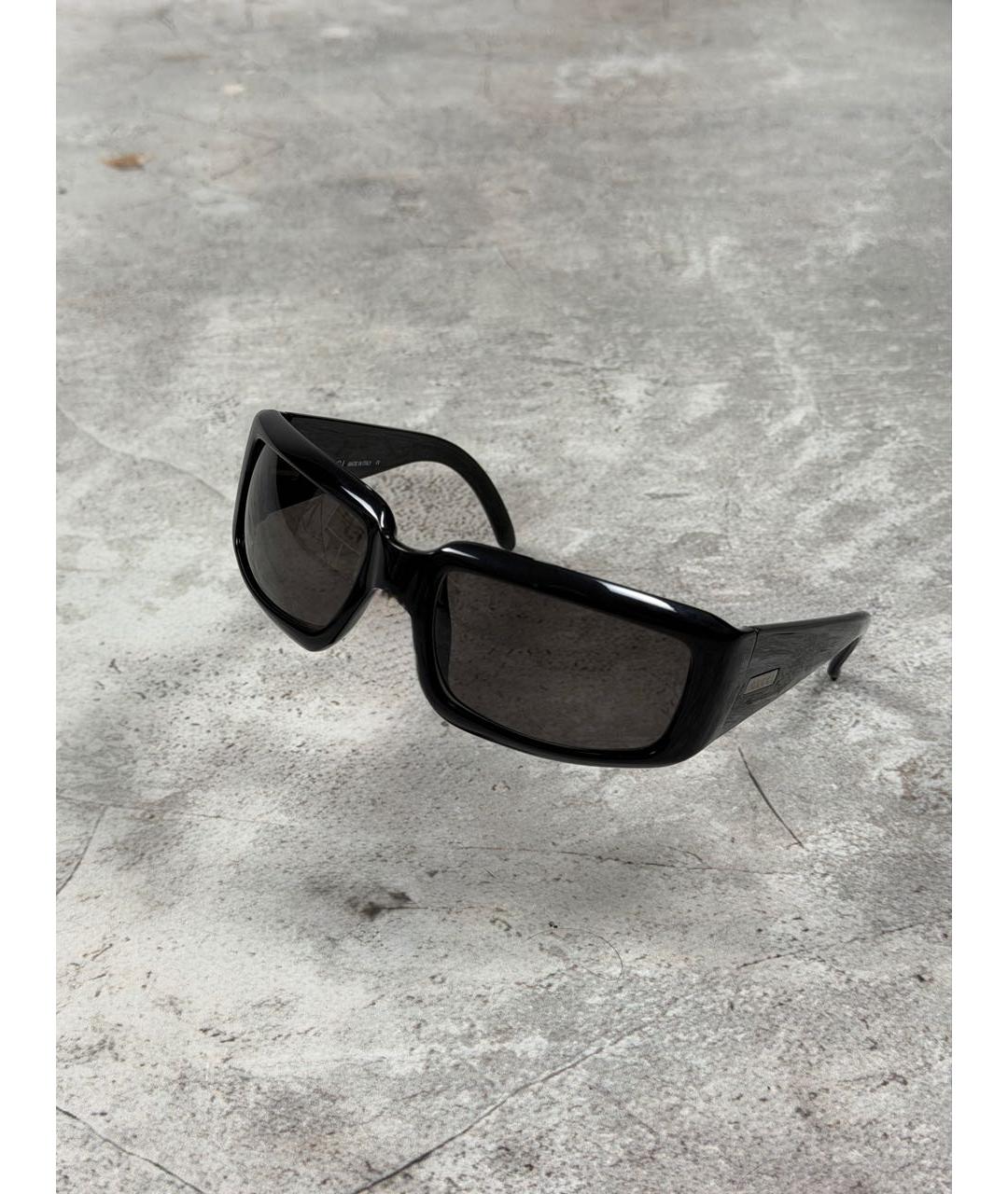 GUCCI Черные пластиковые солнцезащитные очки, фото 1