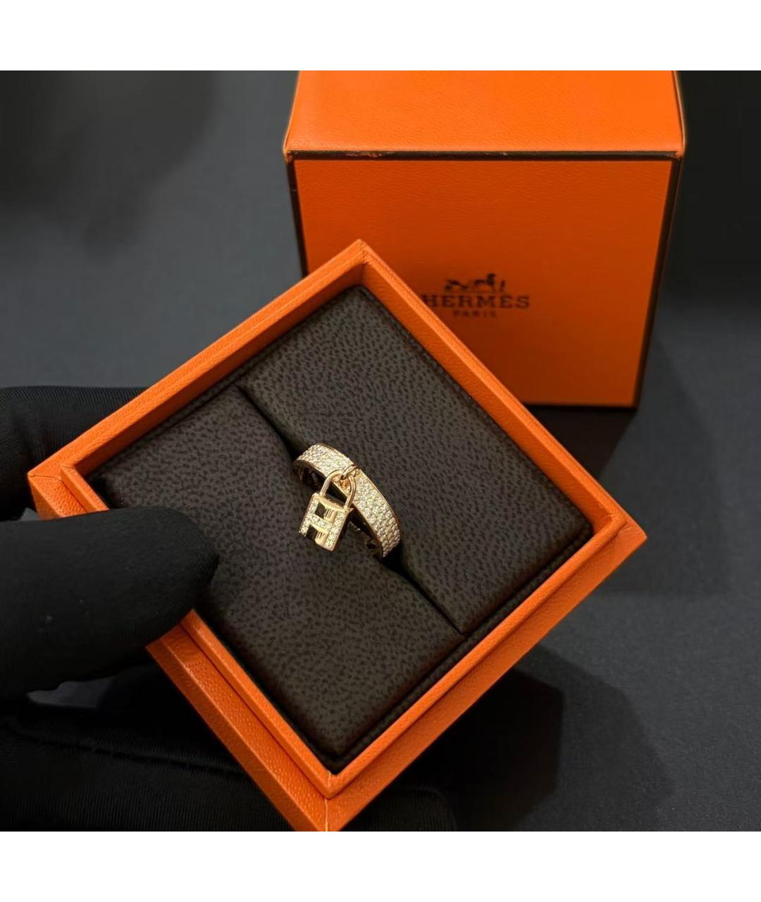 HERMES Золотое кольцо из розового золота, фото 3