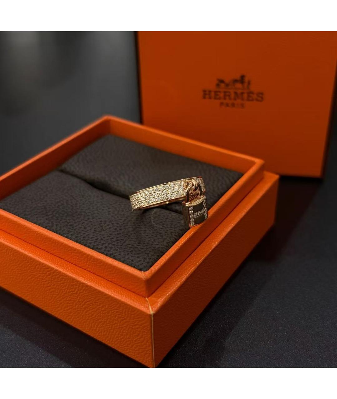 HERMES Золотое кольцо из розового золота, фото 4