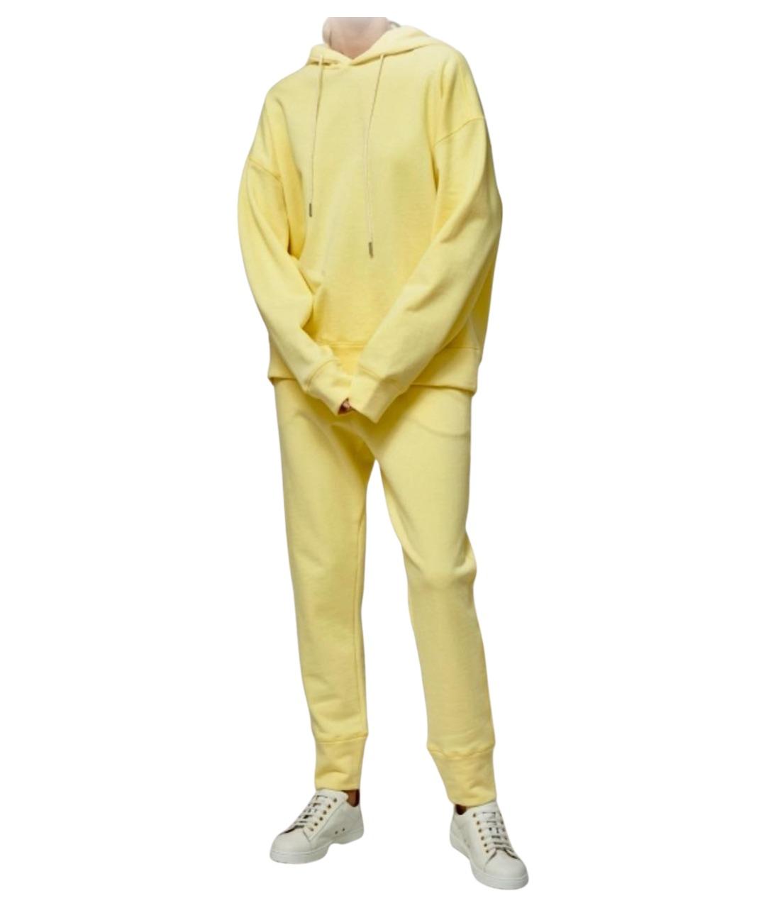 JIL SANDER Желтый хлопковый спортивные костюмы, фото 1