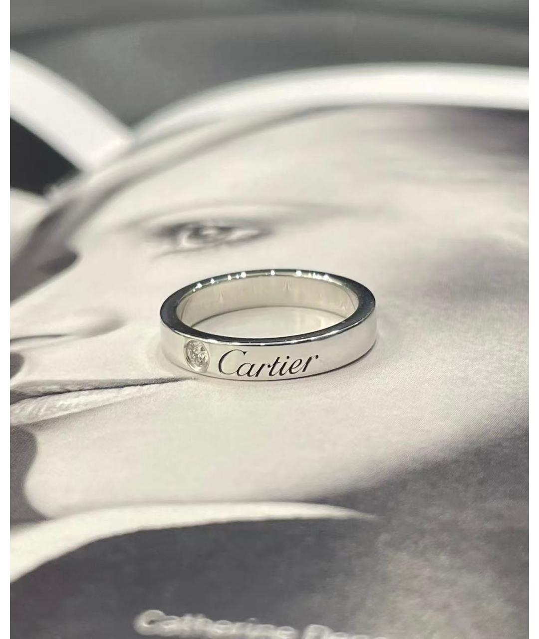 CARTIER Серебряное кольцо из белого золота, фото 2
